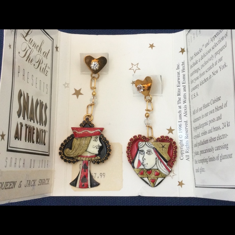 Lunch at the Ritz, 1996 Queen & Jack Snack earwear